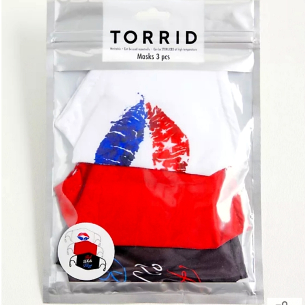 Torrid Facemasks 3 pack NIP
